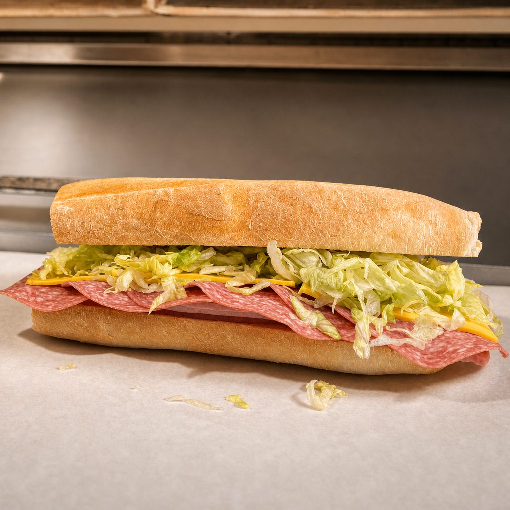 1/2 Torpedo Deluxe Sandwich.